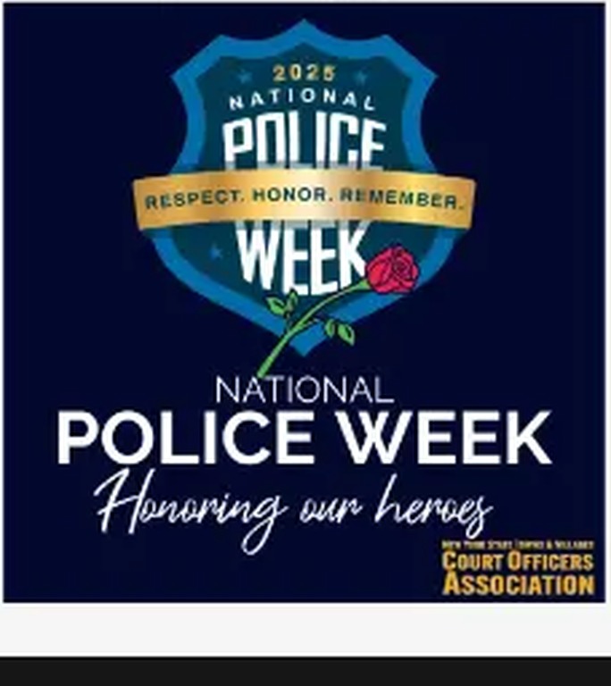 National Police Week 2025 event flyer