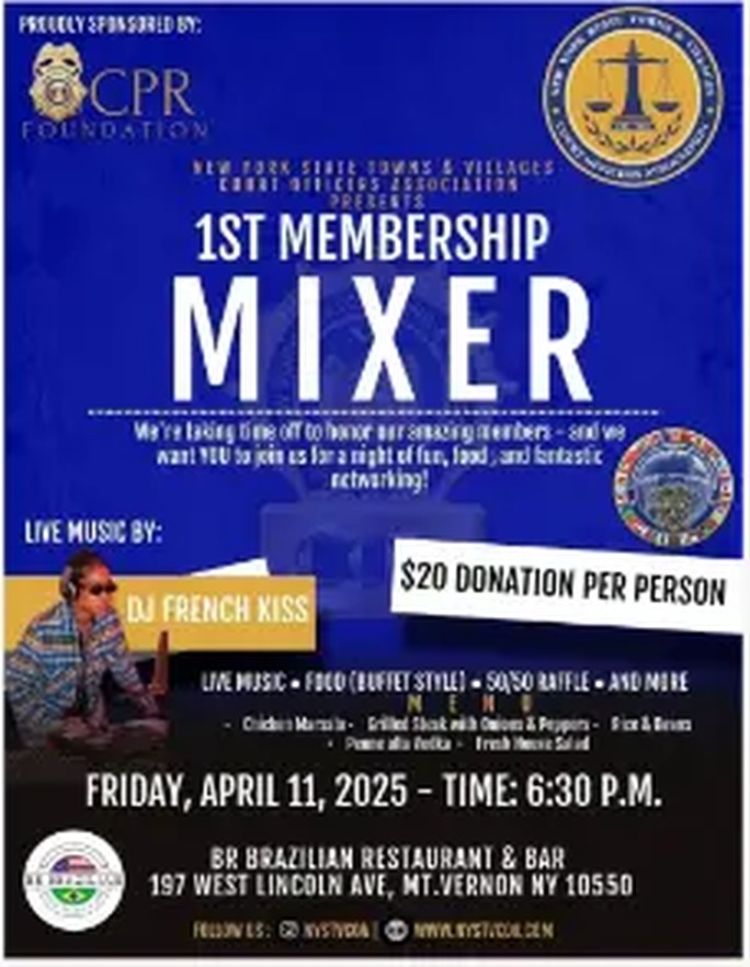 1st Membership Mixer event flyer